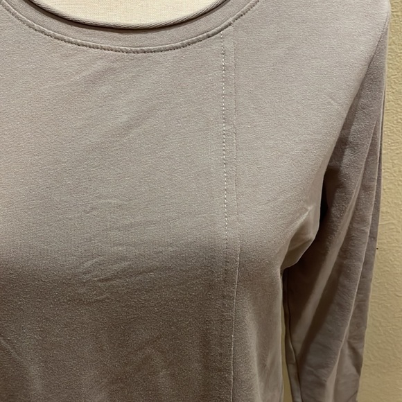 Chalet et Ceci Roma Tunic Asymmetric Drawstring Hem Front Pocket Lagenlook S - Picture 6 of 13